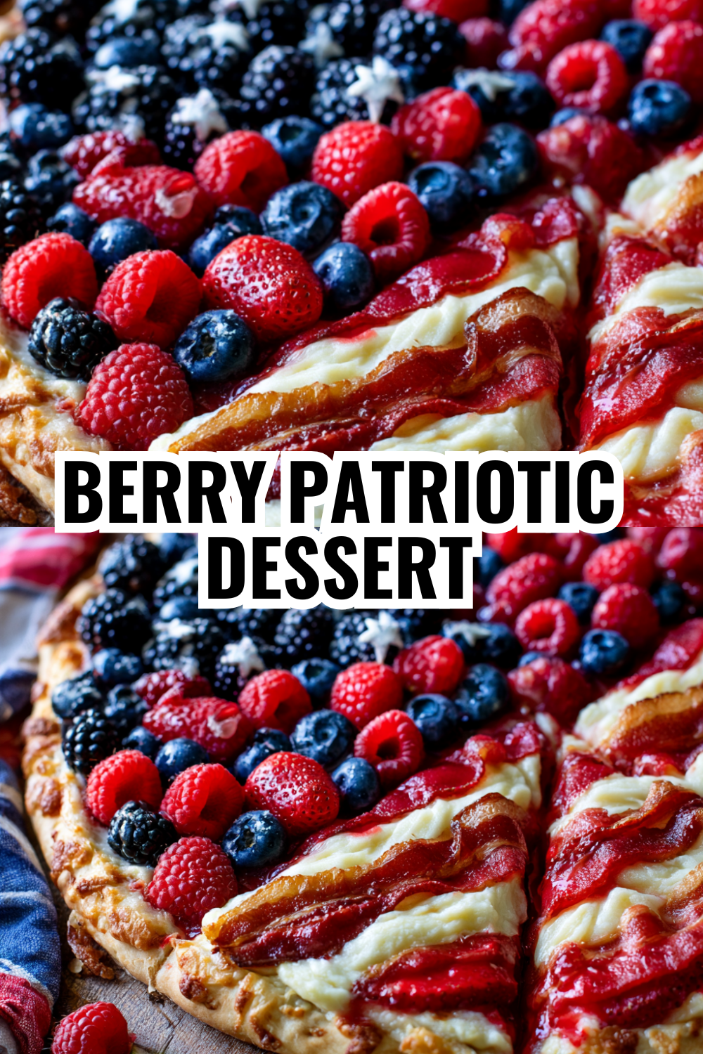 Strawberry Blueberry Patriotic Pizza — The Perfect Holiday Appetizer