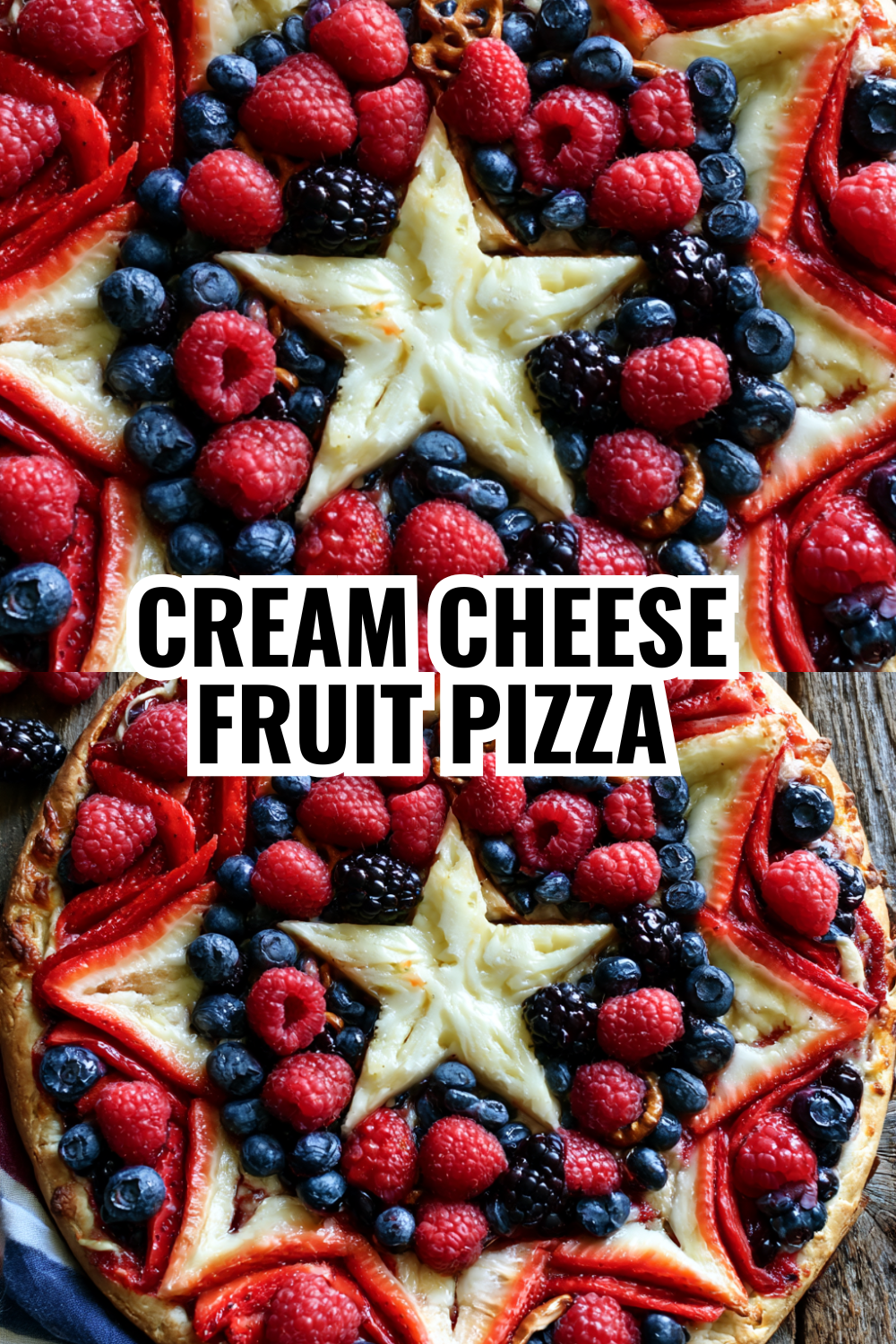 Potluck Dessert Pizza — Patriotic Fruit Pizza Your Crowd Will Love