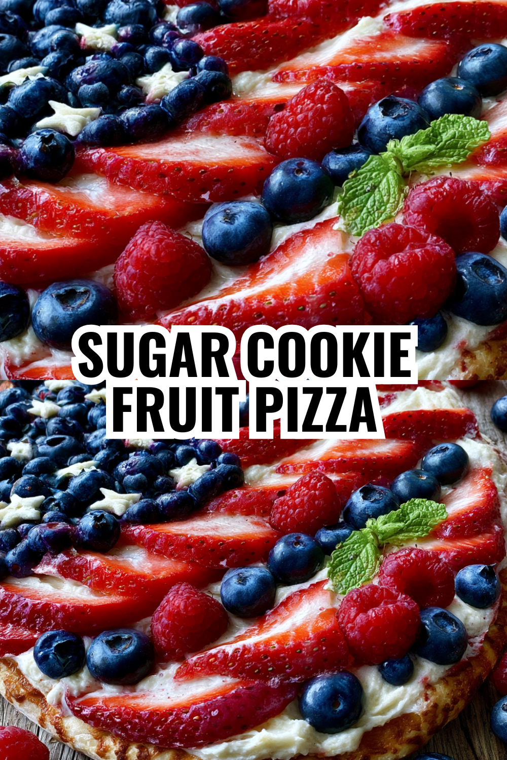 Easy Patriotic Fruit Pizza Using Premade Cookie Dough (15 Minutes!)