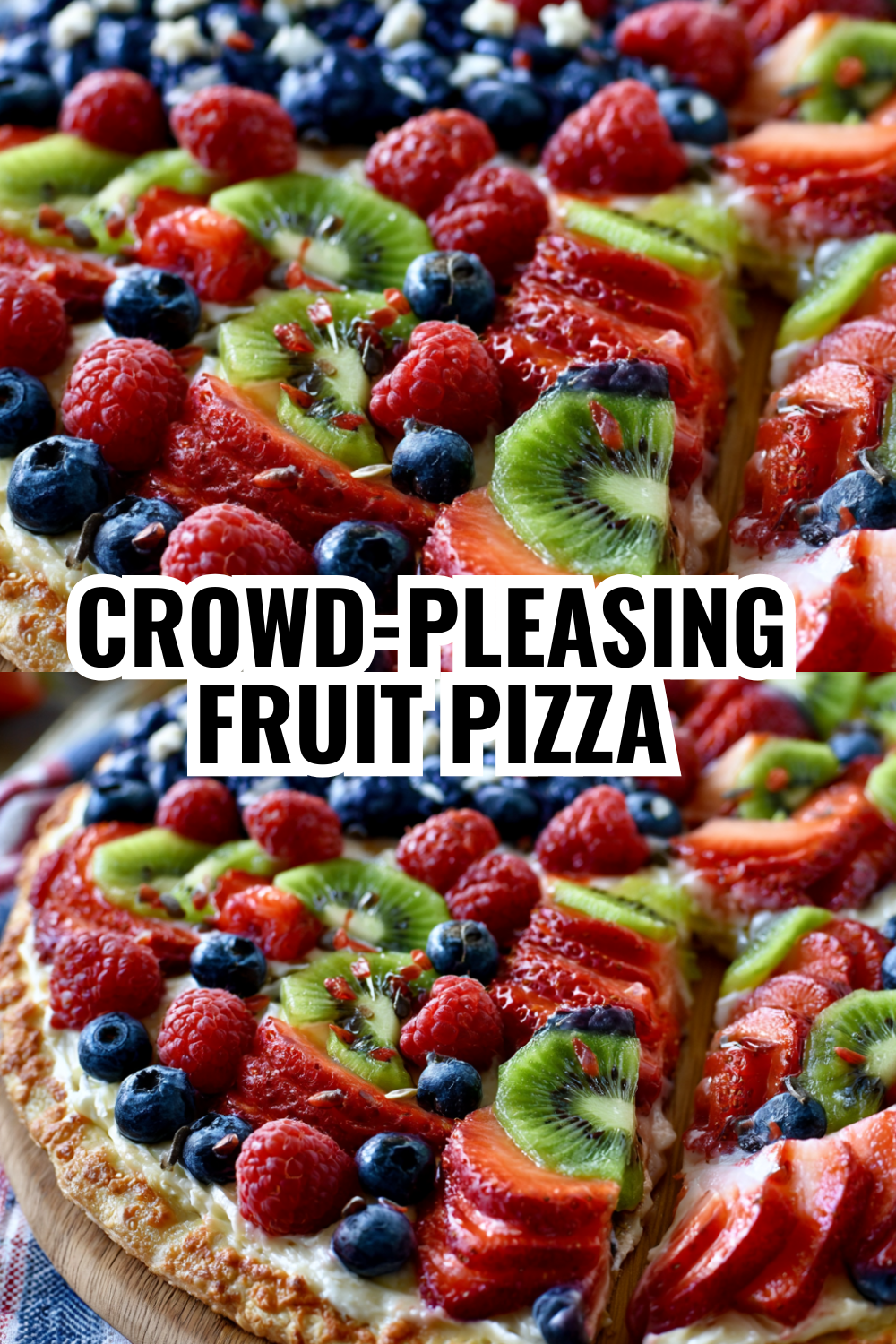 Simple Patriotic Fruit Pizza — Make This for Your Summer BBQ