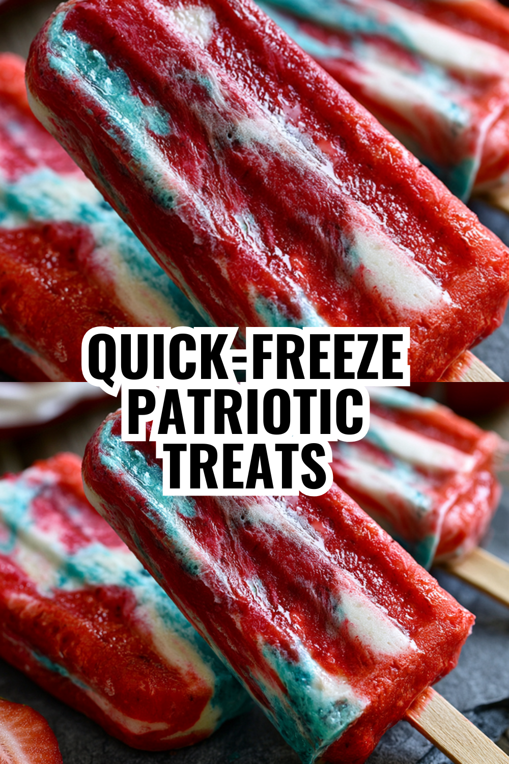 No-Bake Patriotic Popsicles — Summer BBQ Dessert That Beats Store-Bought Completely