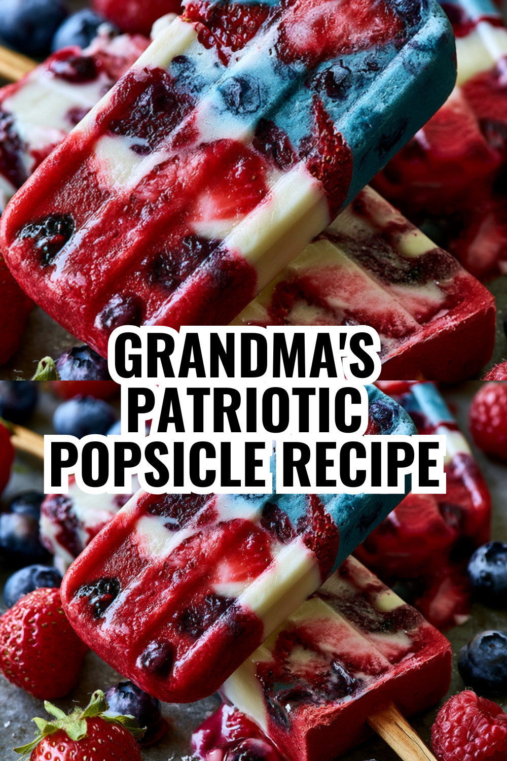 Five-Ingredient Patriotic Popsicles — Simplest Red White Blue Recipe Online