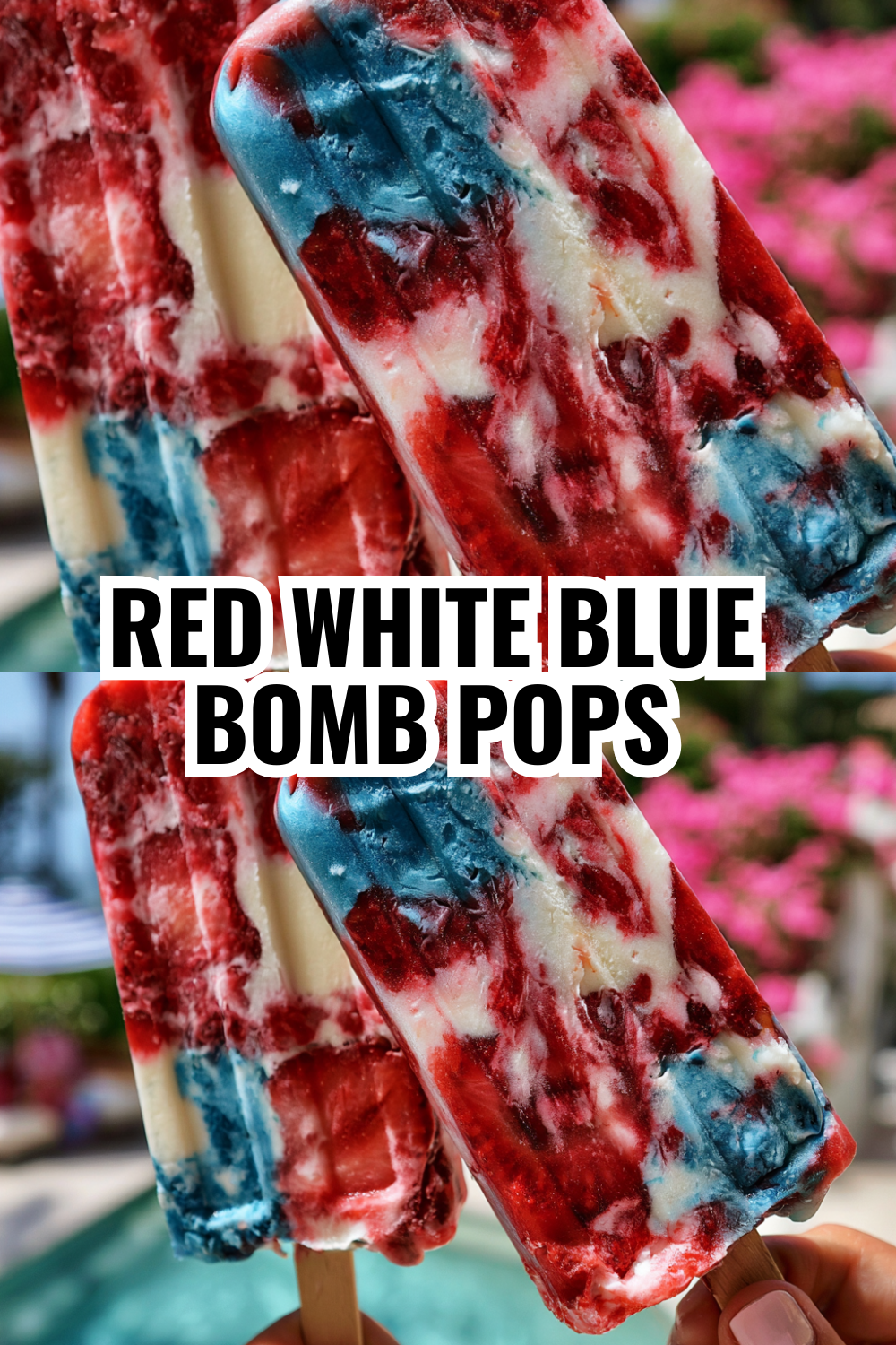 Red White and Blue Bomb Pops — Homemade Version Your Family Will Love