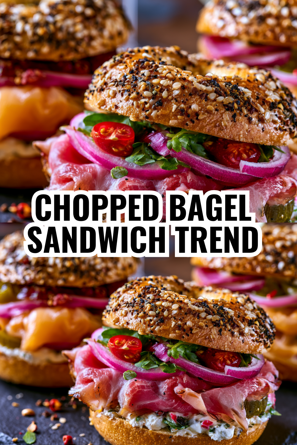 Trending Chopped Bagel Sandwich — The TikTok Recipe Kids Love