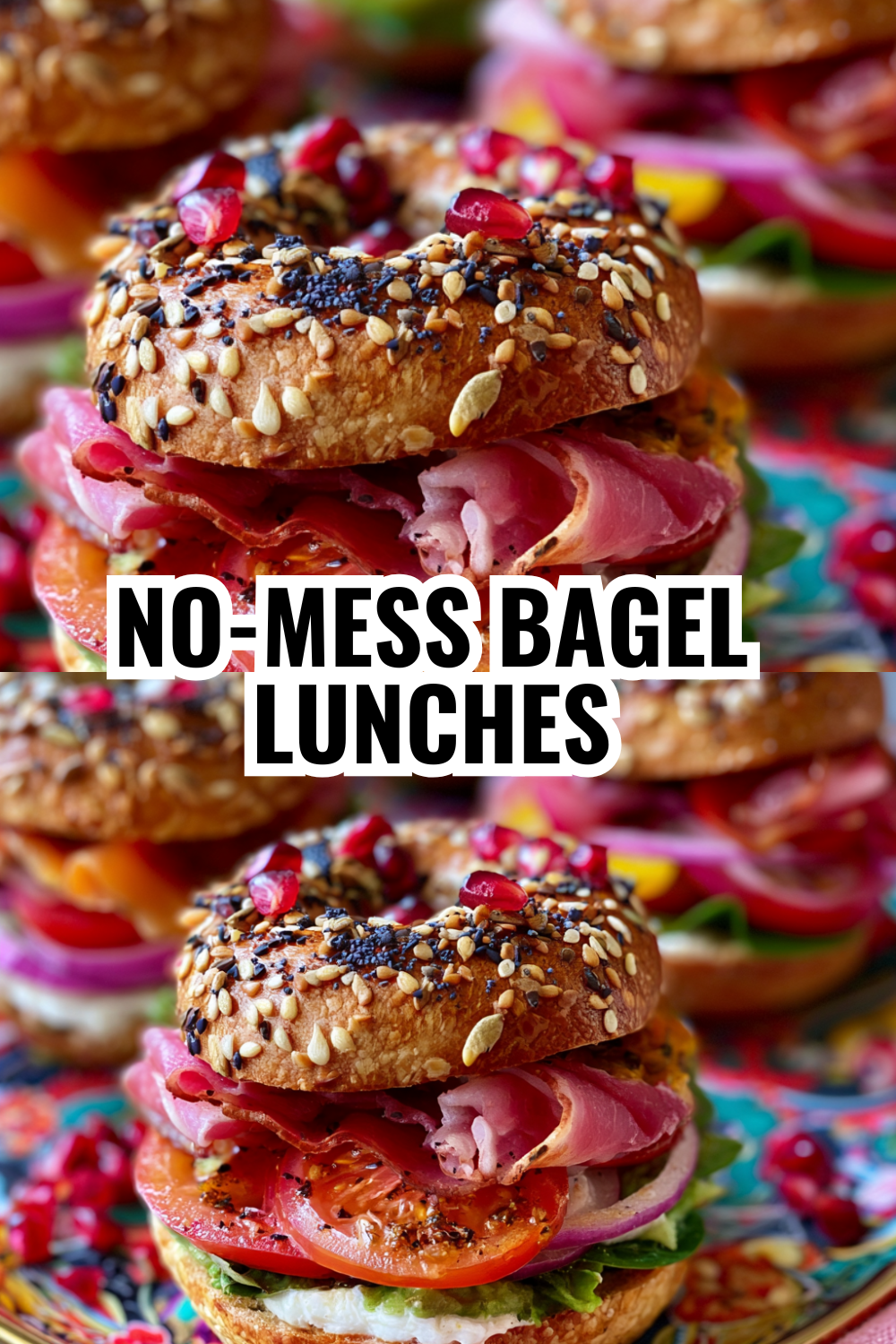 No-Mess Mini Bagel Lunches Perfect for Busy School Days