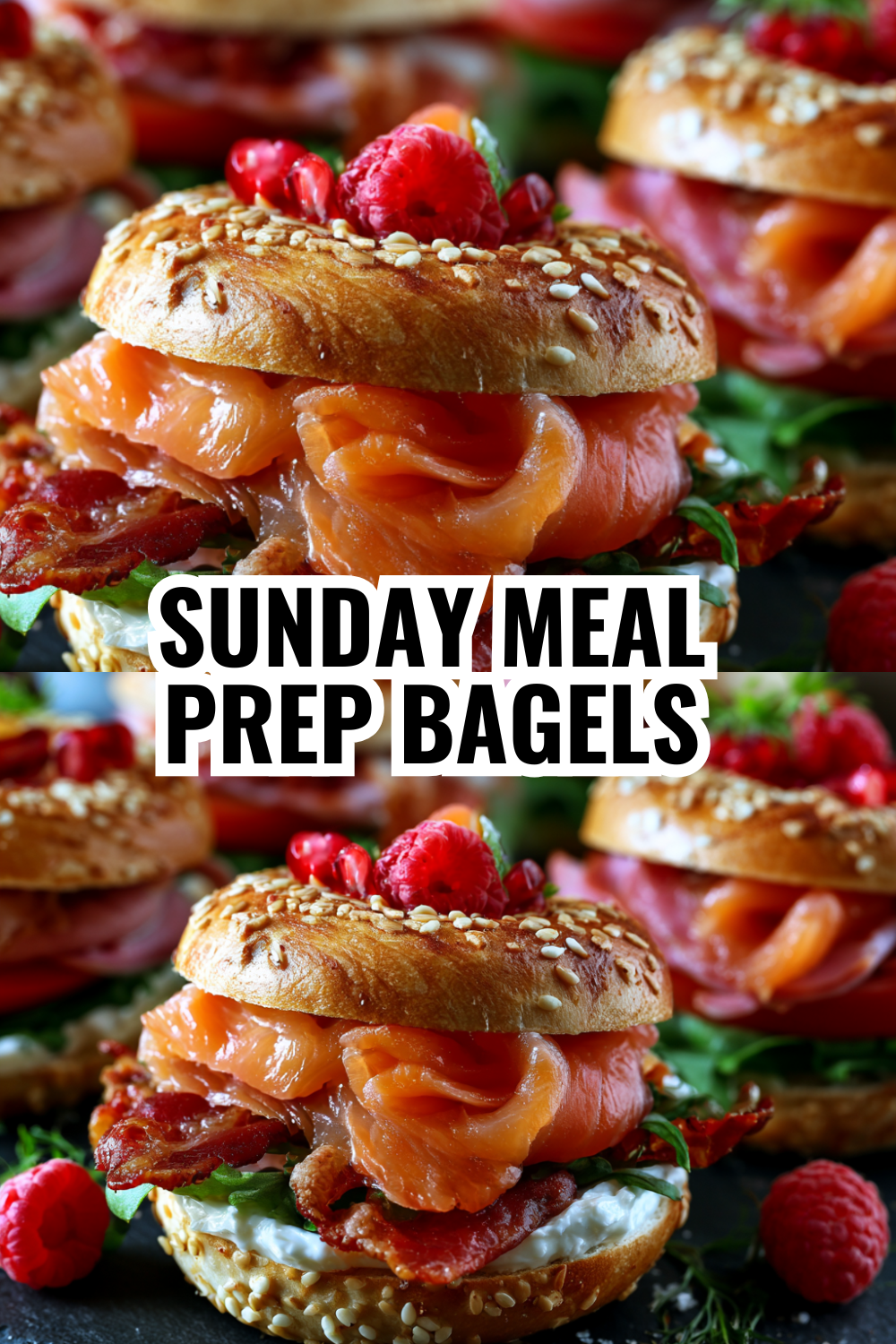 Sunday Meal Prep Mini Bagels — Make 20 at Once