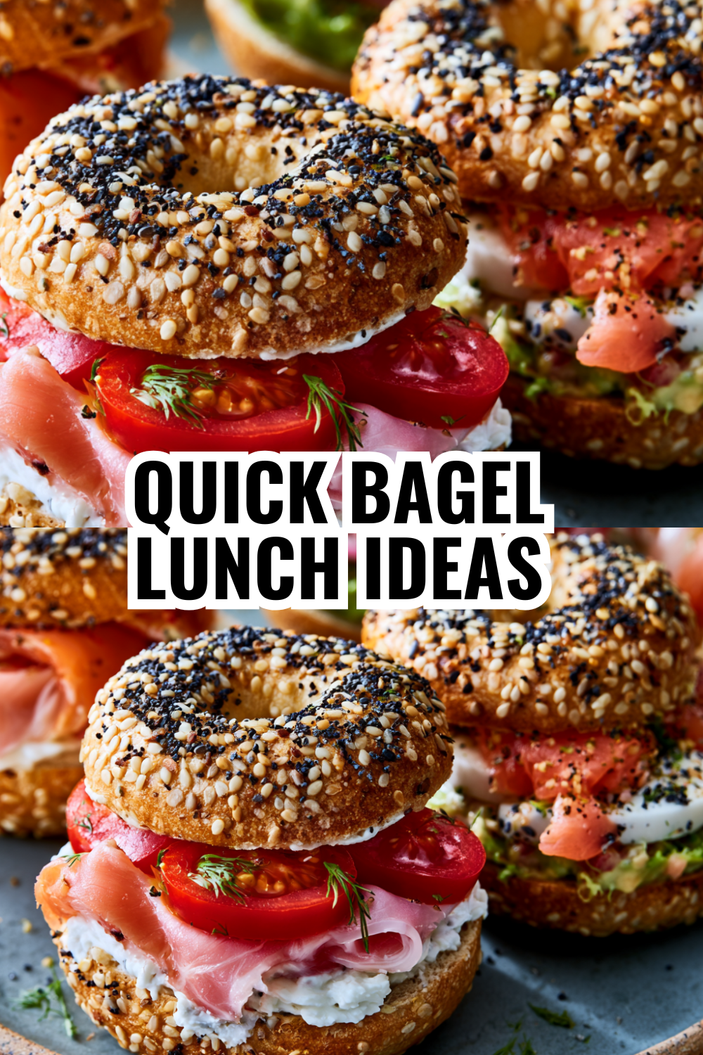 Back to School Bagel Sandwiches — Make-Ahead and Freezer-Friendly