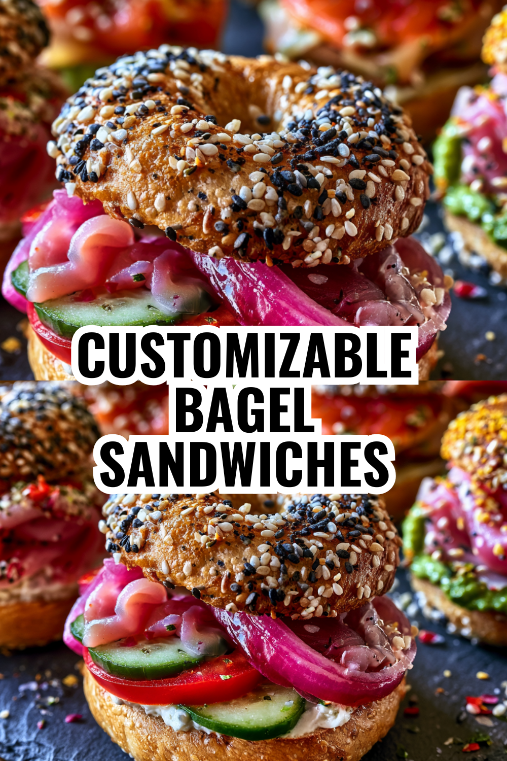 Customizable Mini Bagel Sandwiches — Picky Eater Friendly Recipe