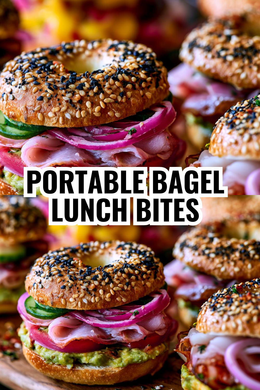 Portable Mini Bagel Lunch Bites (Perfect for On-the-Go Families)