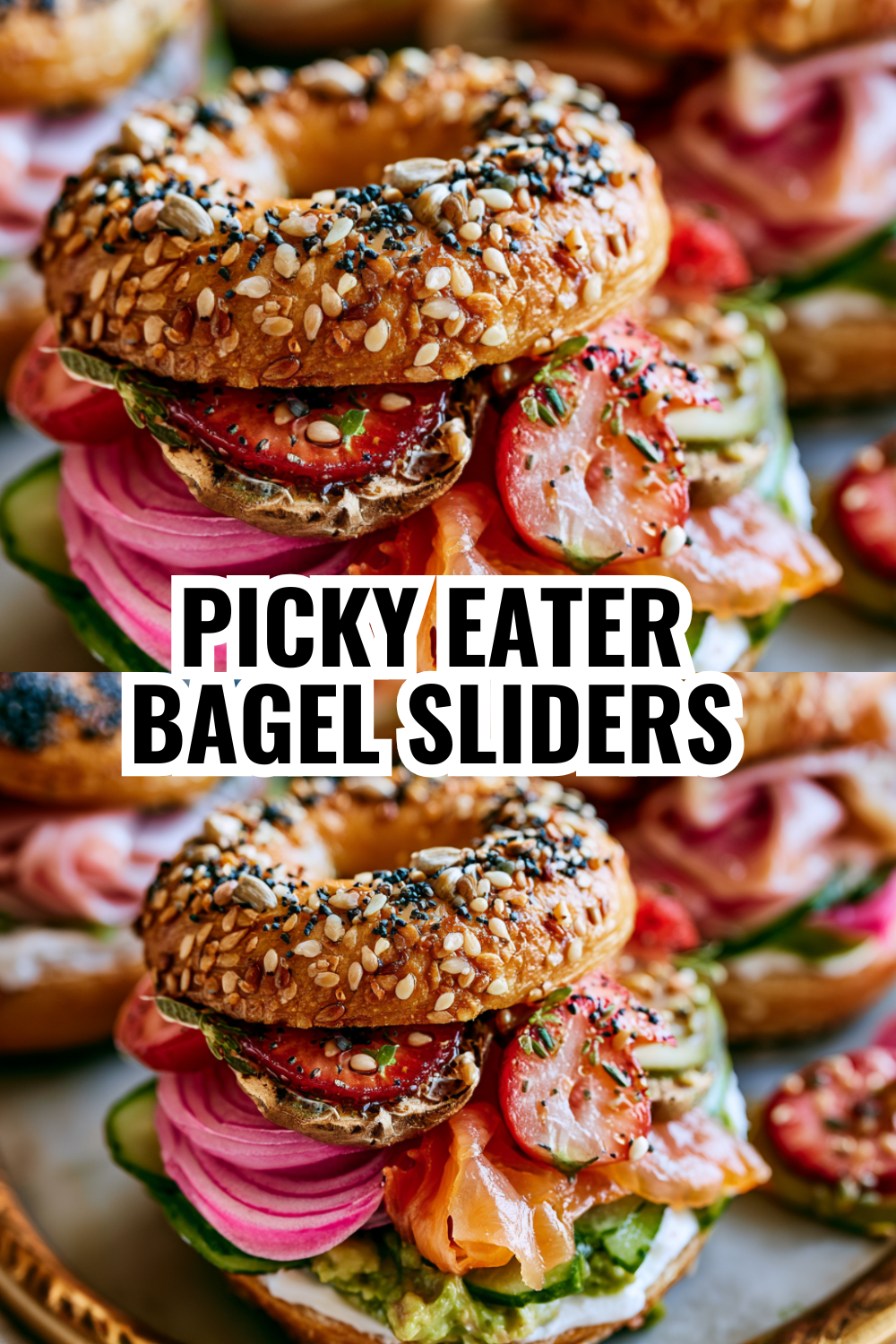 Picky Eater Bagel Sliders — No More Lunch Box Stress
