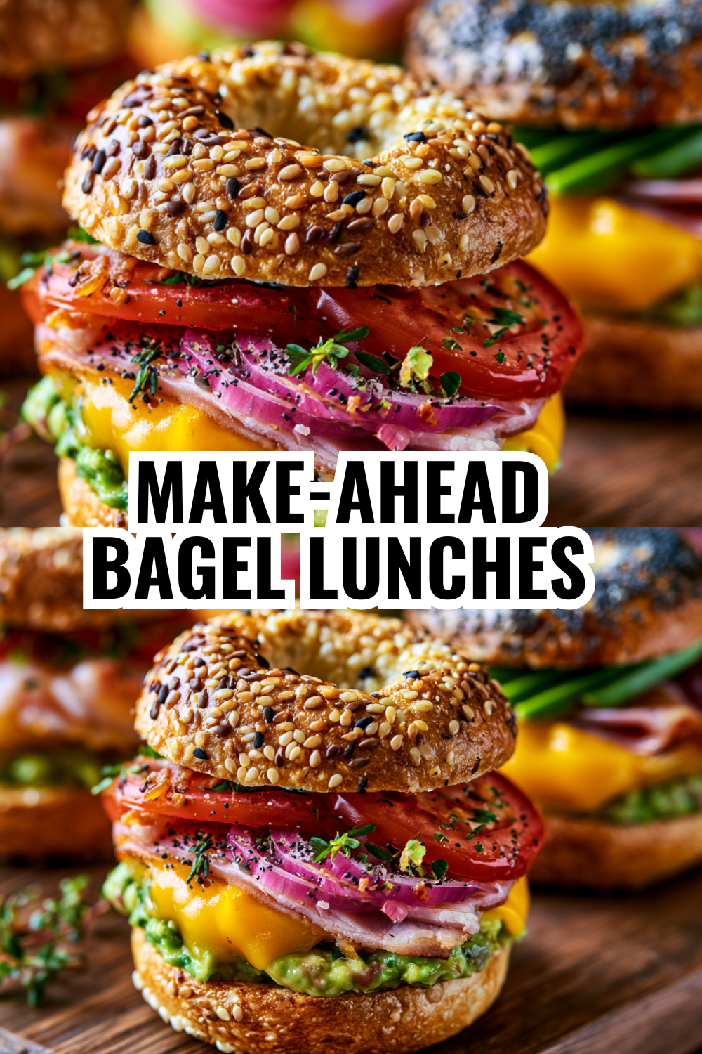 Make-Ahead Mini Bagel Sandwiches for Busy School Week Mornings