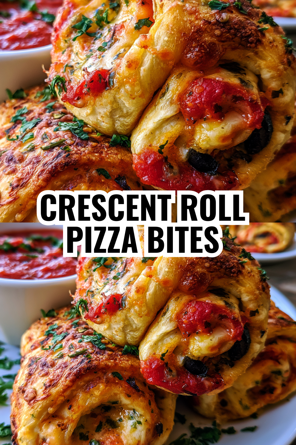 Crescent Roll Pizza Bites with Pepperoni and Mozzarella — SO Addictive