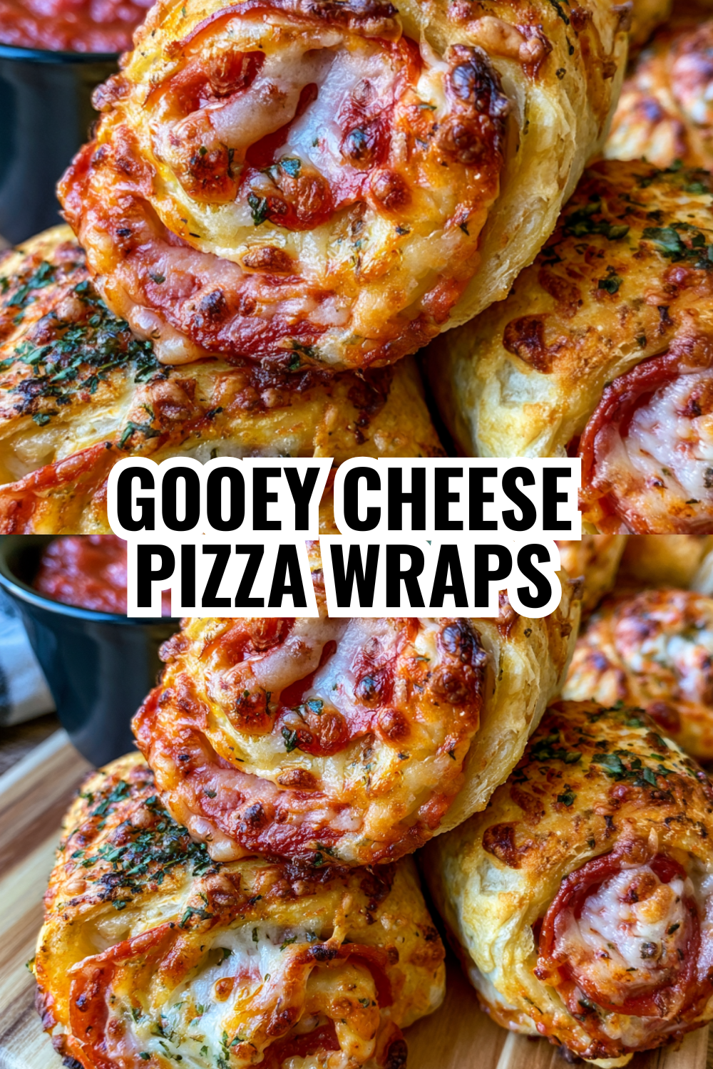 Gooey Cheese Pizza Wraps Using Tortillas — Low-Carb Version Everyone Loves