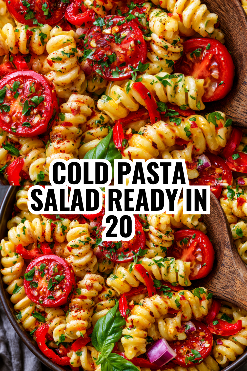 Cold Pasta Salad Ready in 20 Minutes for Last-Minute Lunches