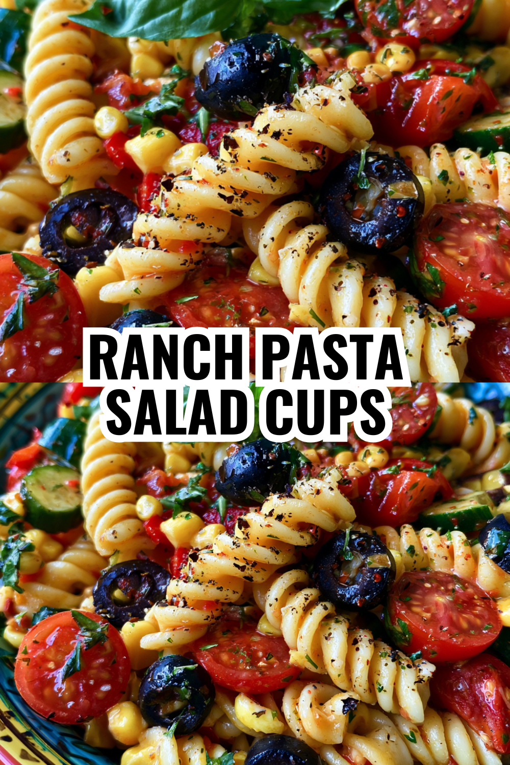 Ranch Pasta Salad Cups — The Deli Classic Your Kids Love