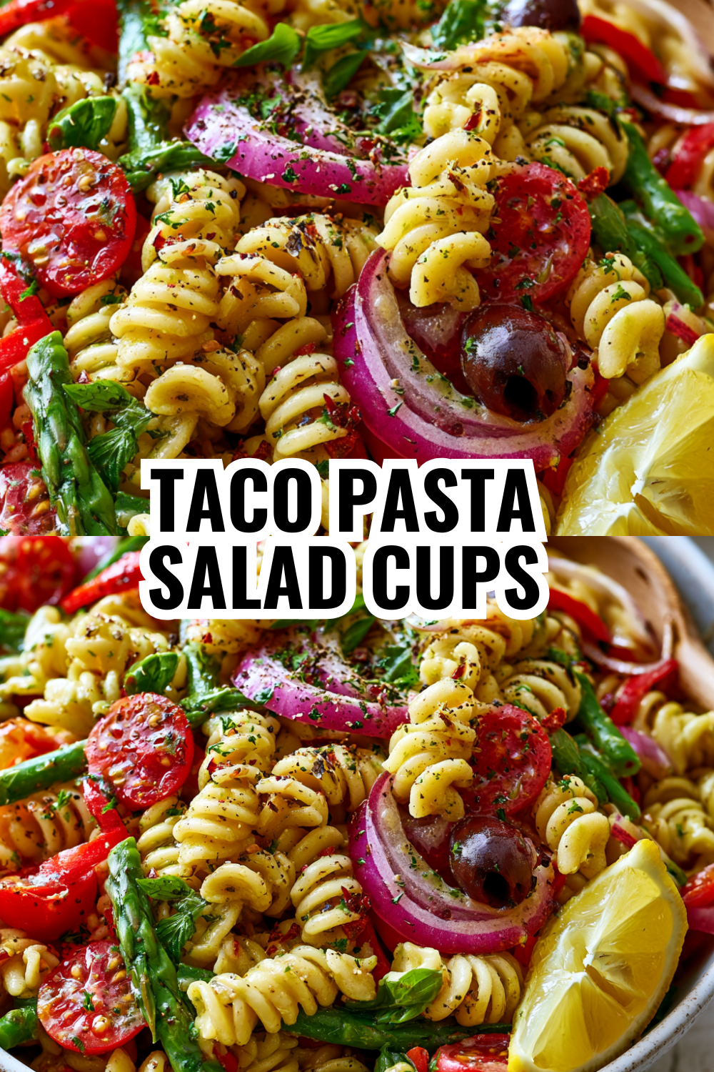 Taco Pasta Salad Cups with Seasoned Beef and Crunchy Toppings