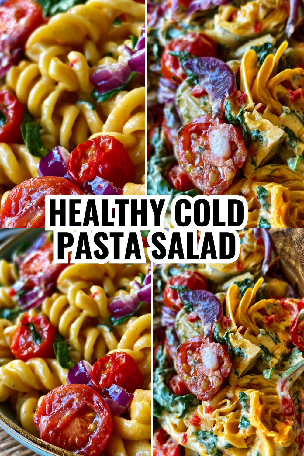 Healthy Cold Pasta Salad Cups with Zero Guilt