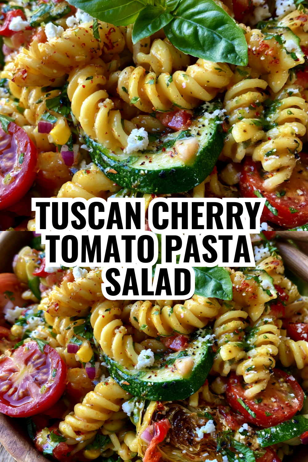 Tuscan Cherry Tomato Pasta Salad Cups with Sun-Dried Tomatoes