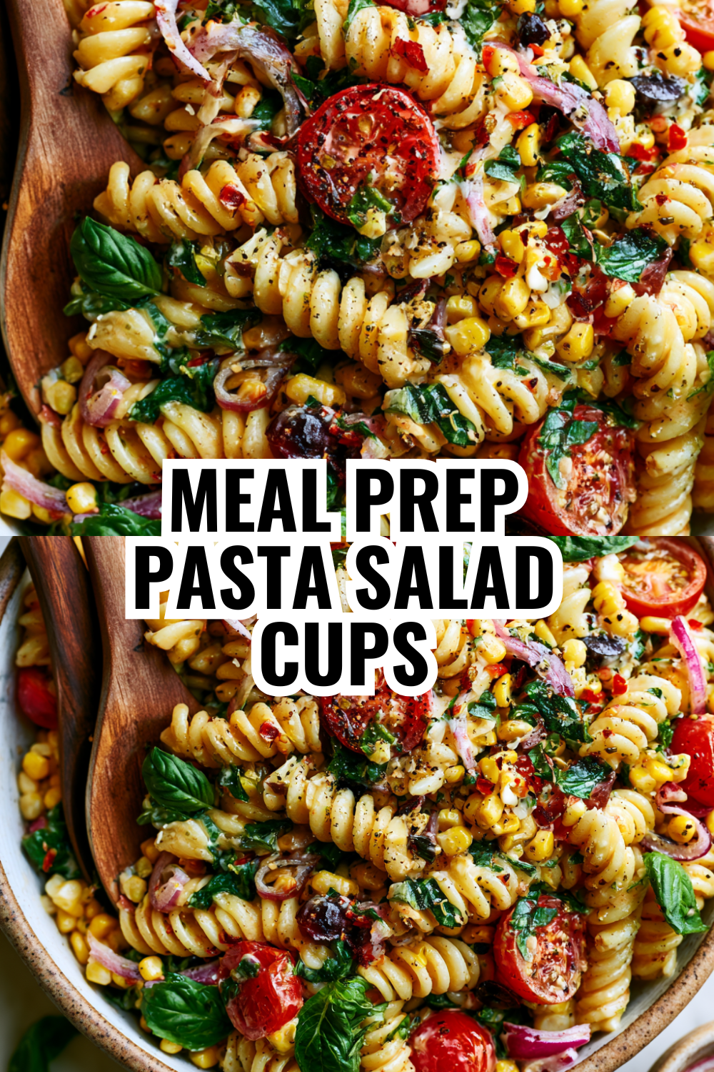 Meal Prep Pasta Salad Cups (Make 4 at Once, Eat All Week)