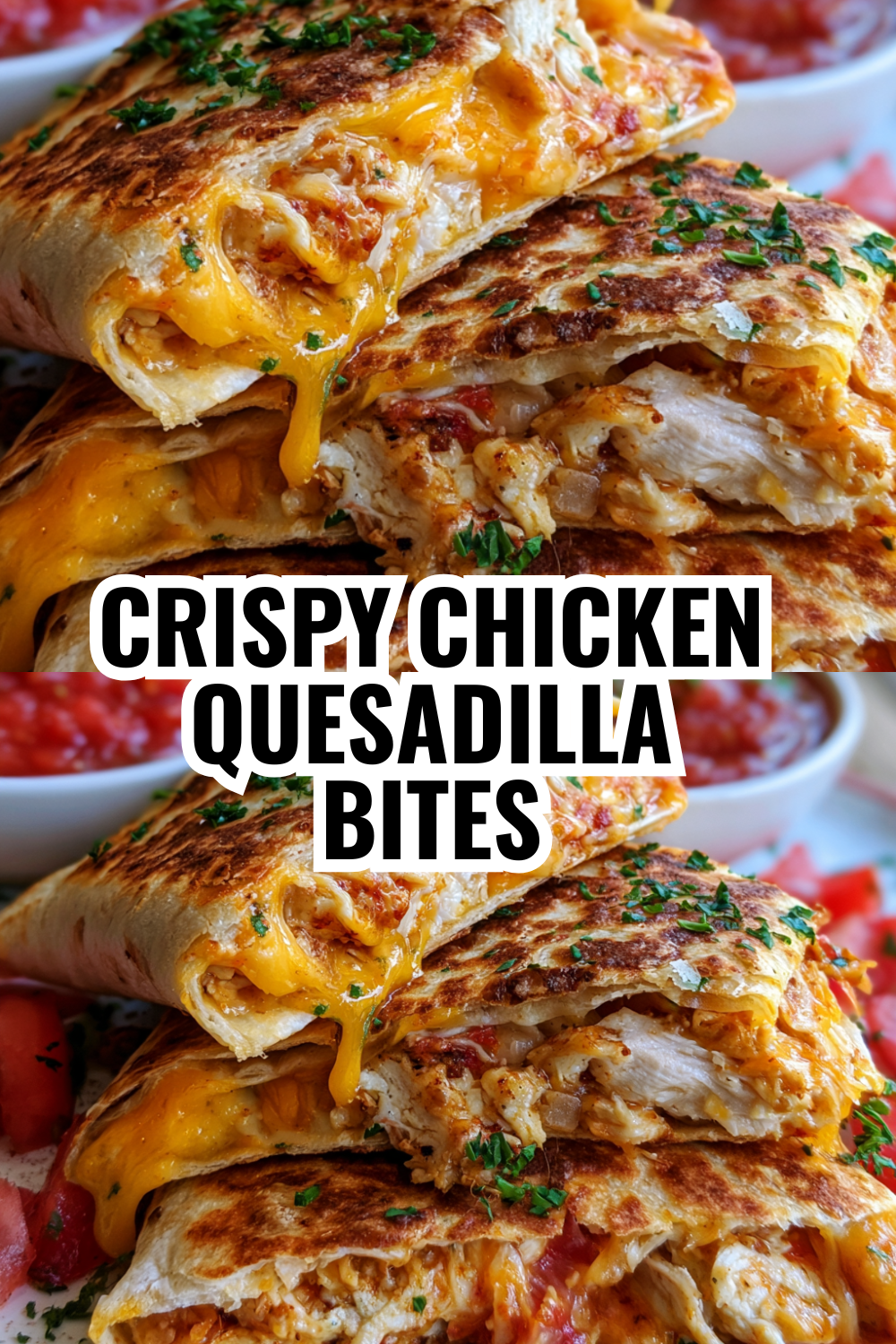 Crispy Chicken Quesadilla Bites Perfect for After-School Snack Time