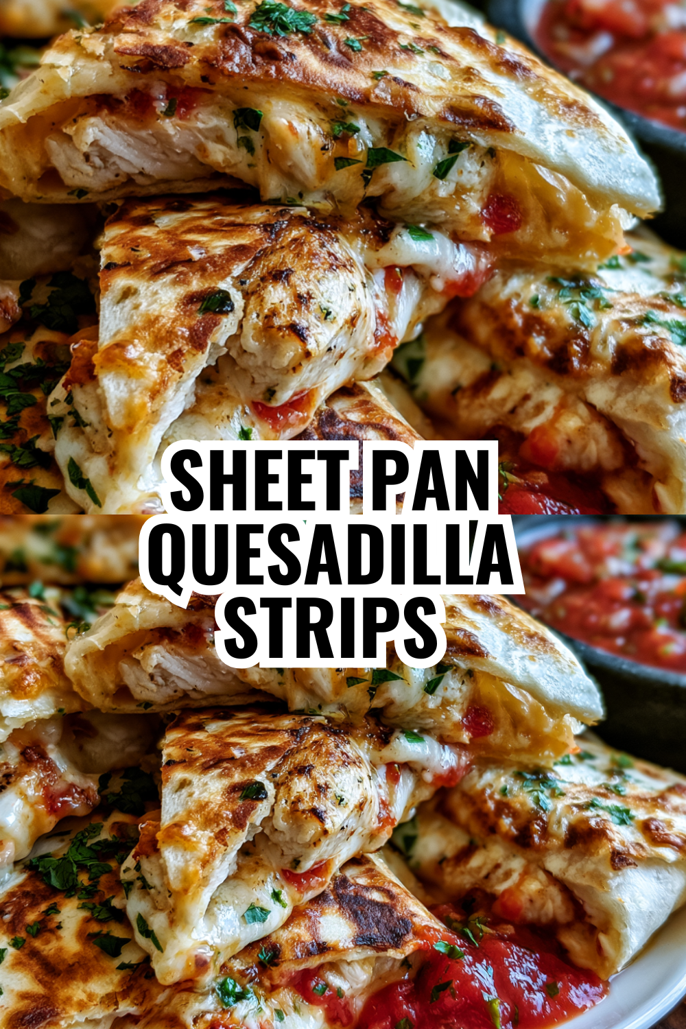 Sheet Pan Quesadilla Strips (The Easiest Dinner for Busy Families!)