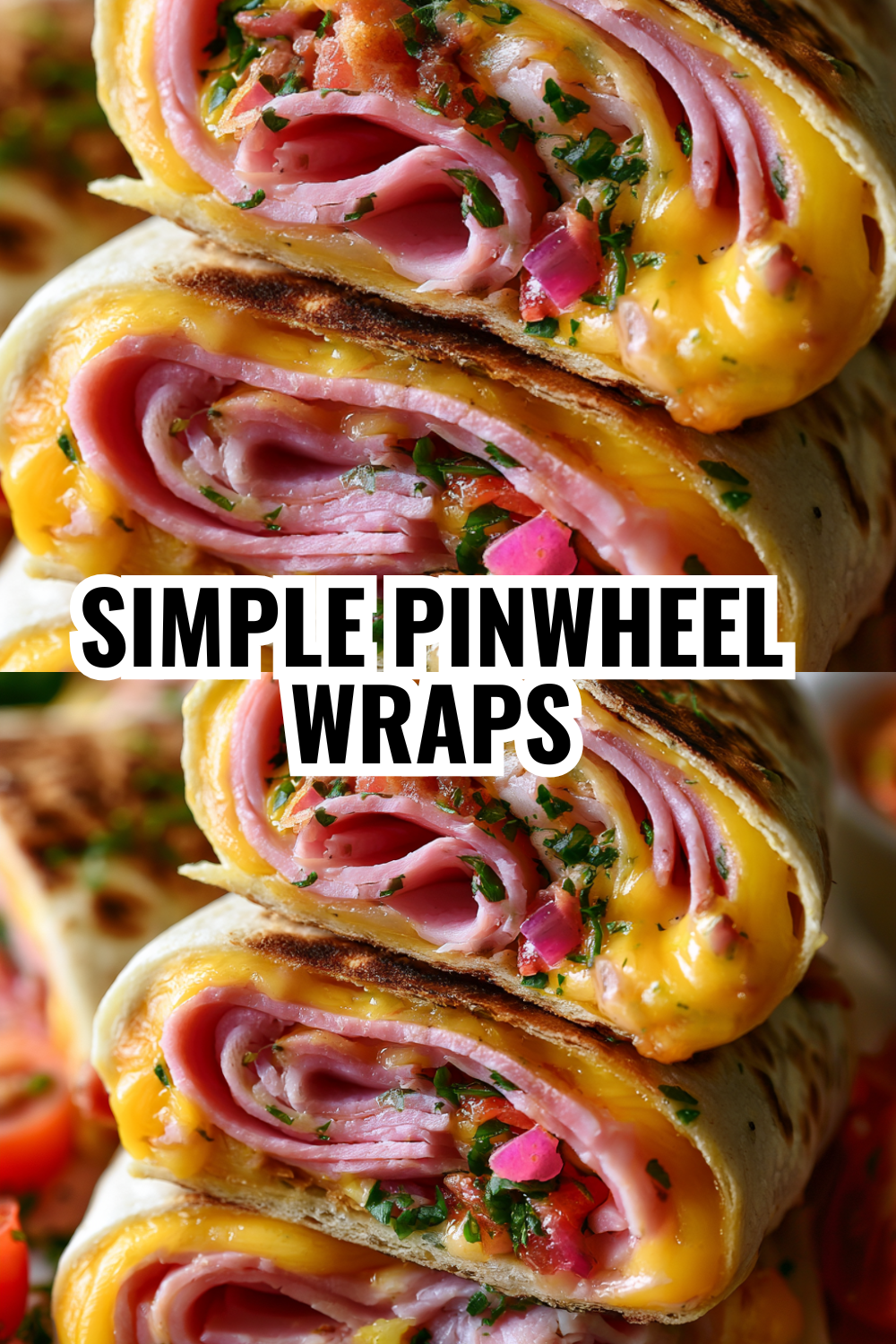 Simple Ham and Cheese Pinwheels for Easy Lunches