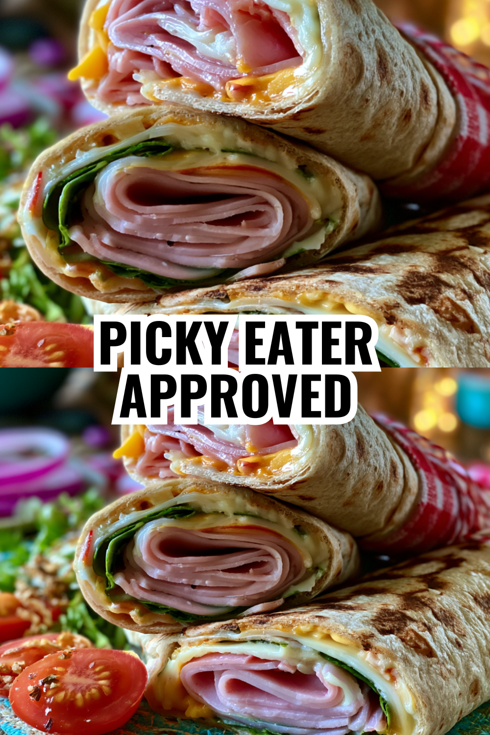 Picky Eater Approved Ham and Cheese Pinwheels