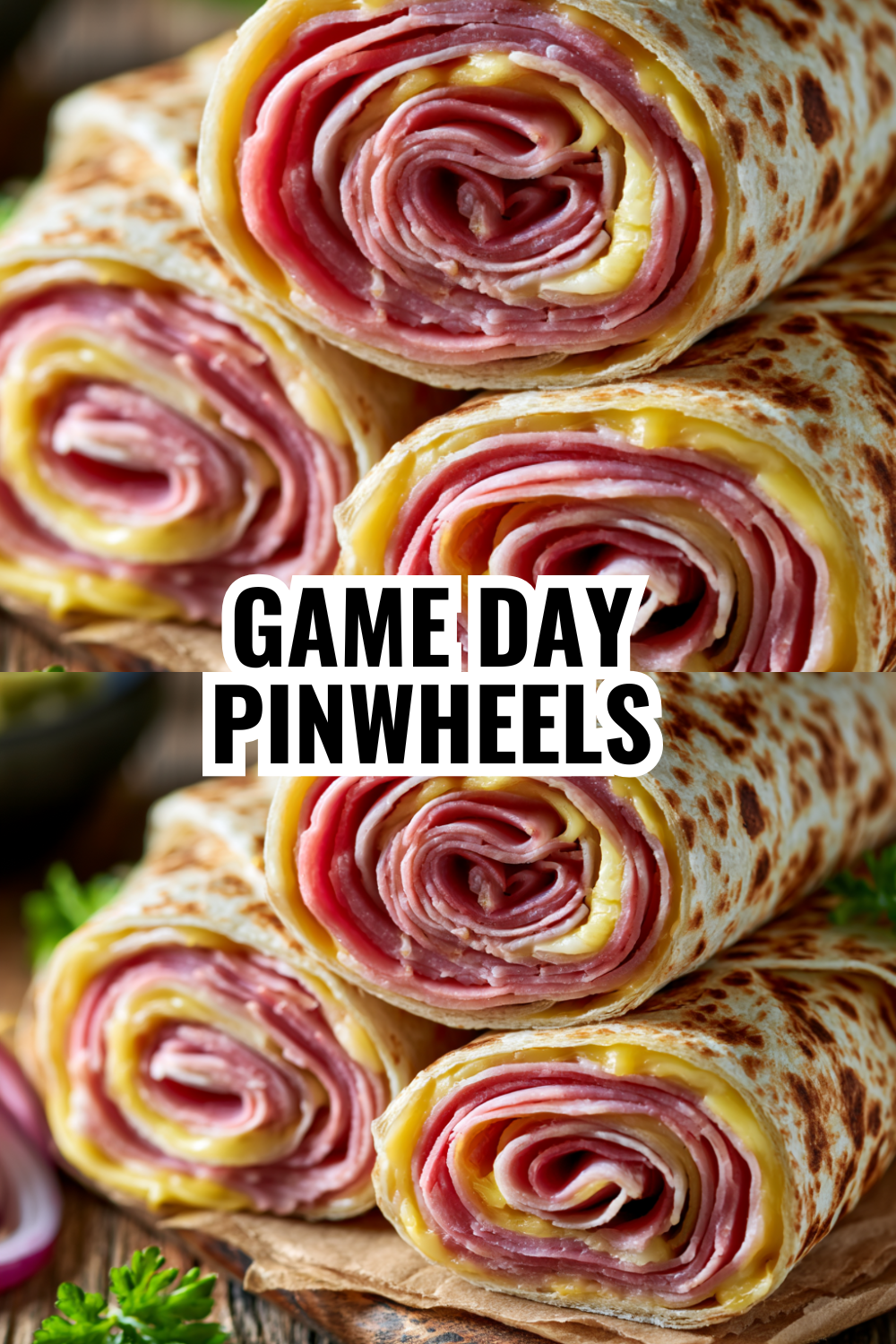 Game Day Pinwheels — Easy Appetizer Everyone Loves