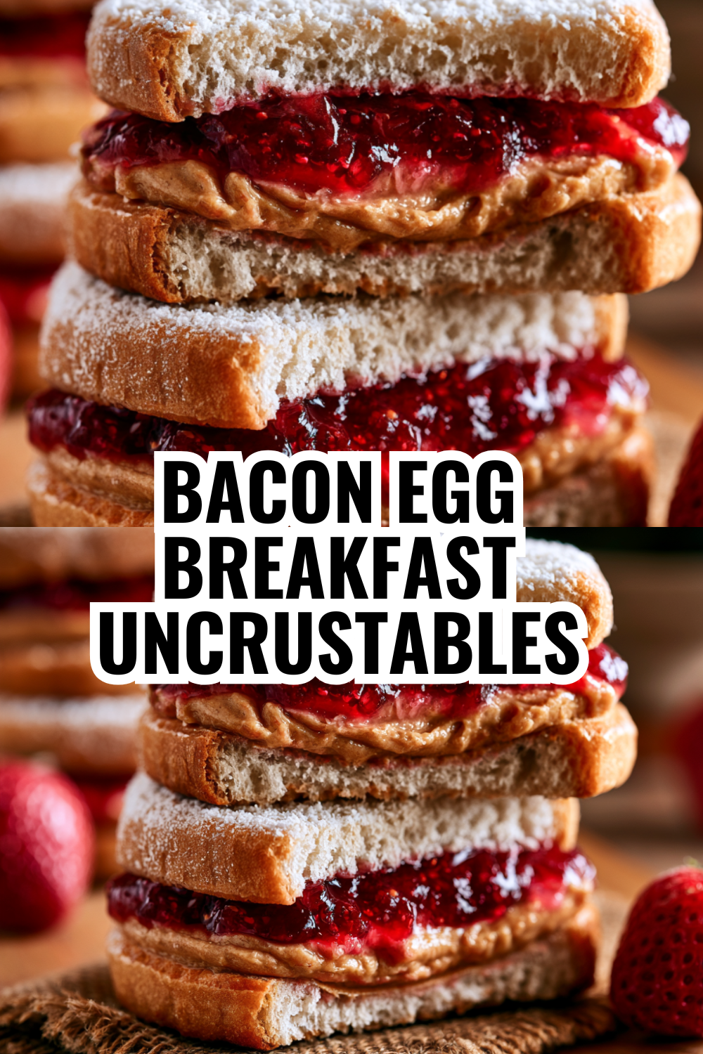 Bacon Egg Breakfast Uncrustables — Savory Make-Ahead School Lunch