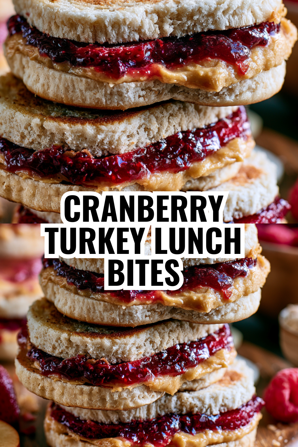 Cranberry Turkey Lunch Bites — Thanksgiving-Inspired Uncrustables Recipe