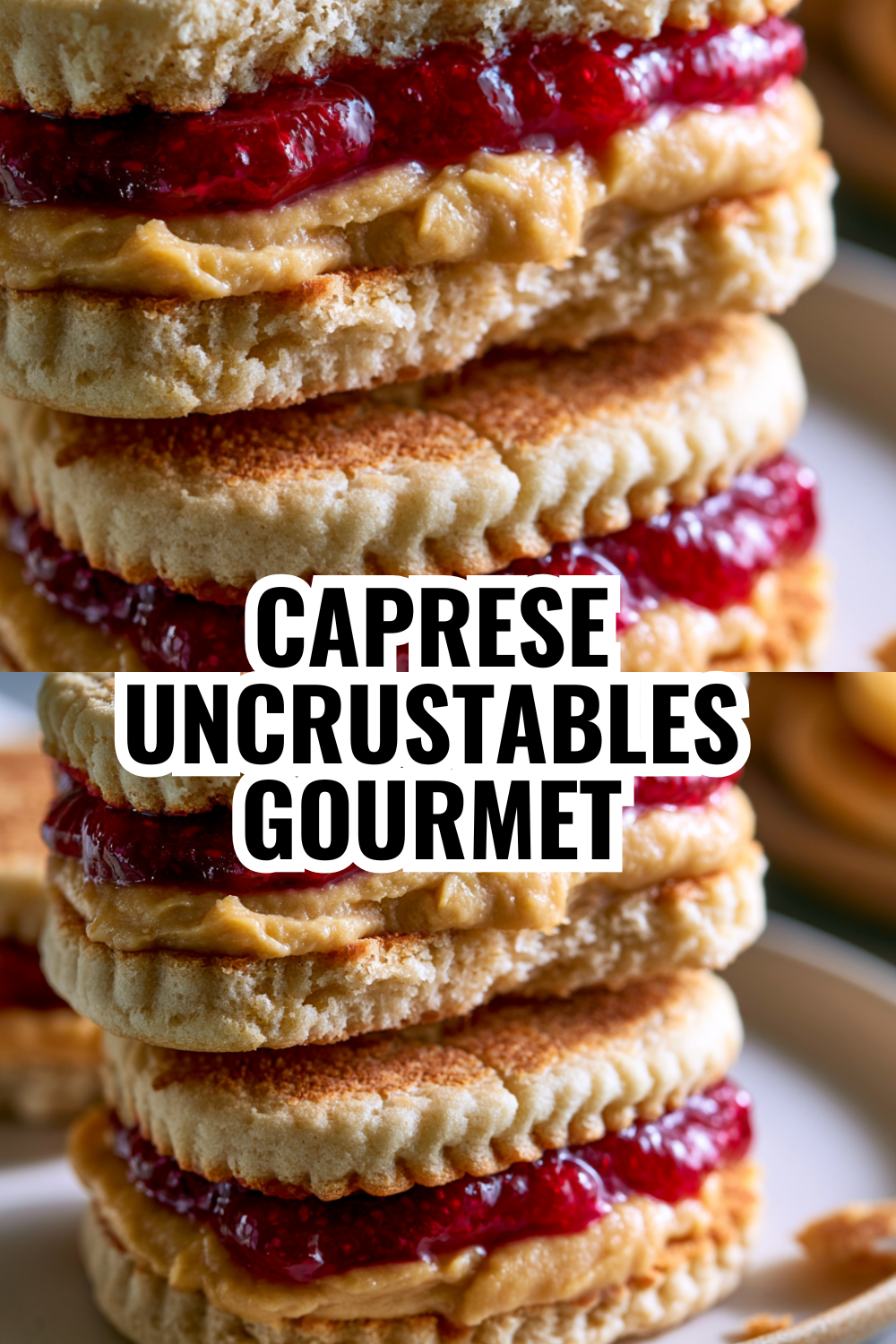 Caprese Uncrustables Gourmet — Tomato, Mozzarella & Basil Lunch