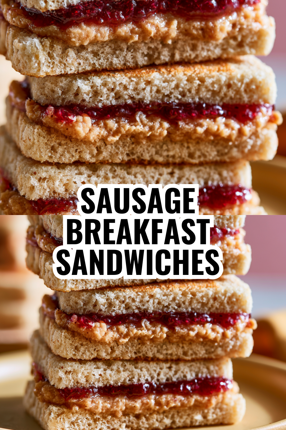 Sausage Breakfast Sandwiches — Homemade Uncrustables for Meal Prep