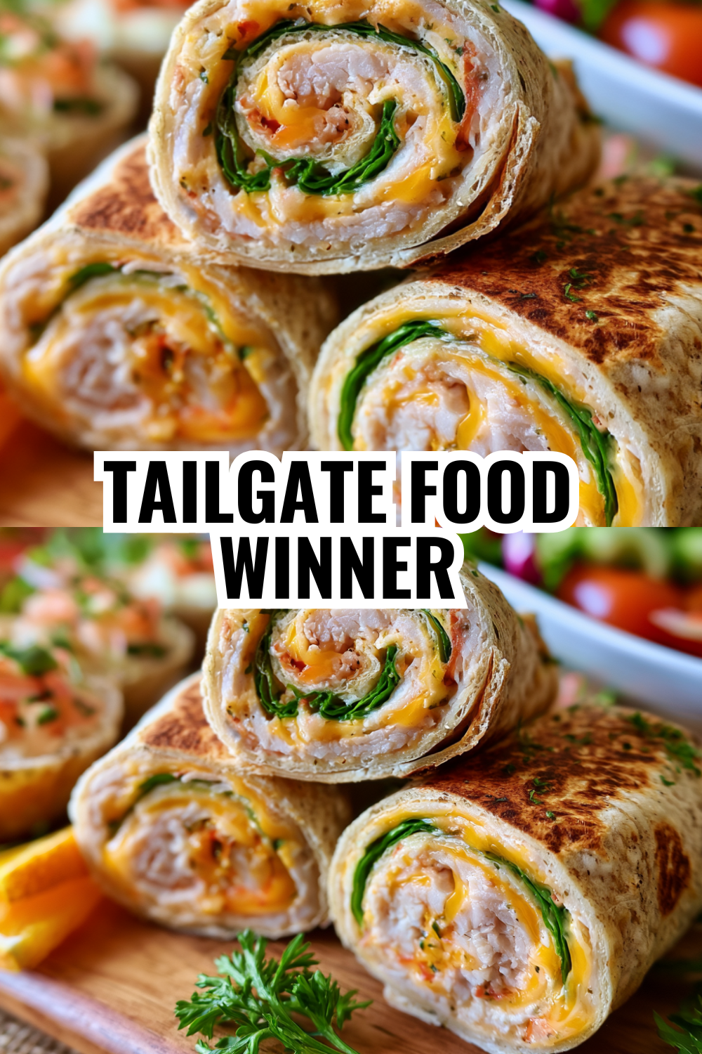 Tailgate Food That's Easier Than Sandwiches — Turkey Pinwheels
