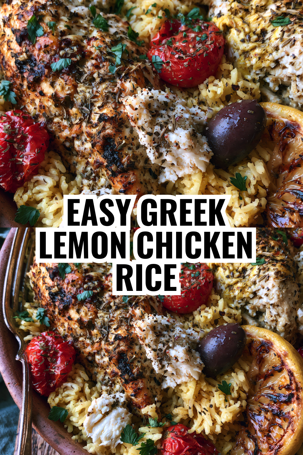 Easy One-Pot Greek Lemon Chicken & Rice — Perfect for Busy School Nights