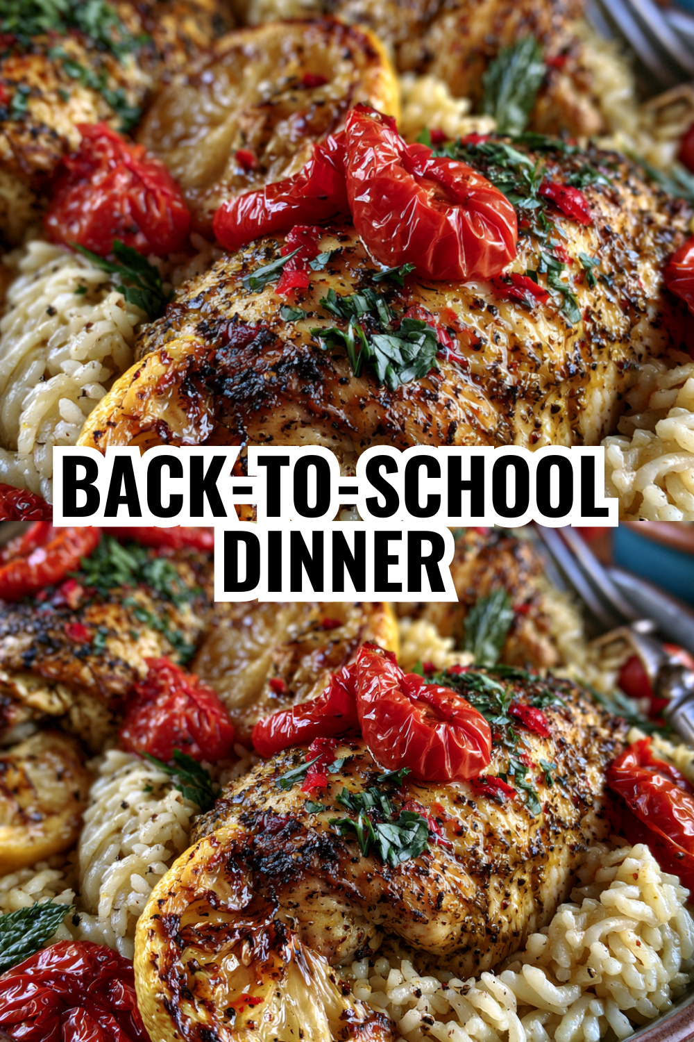 Picky Eater Winner: Mild Greek Lemon Chicken & Rice with Feta Option