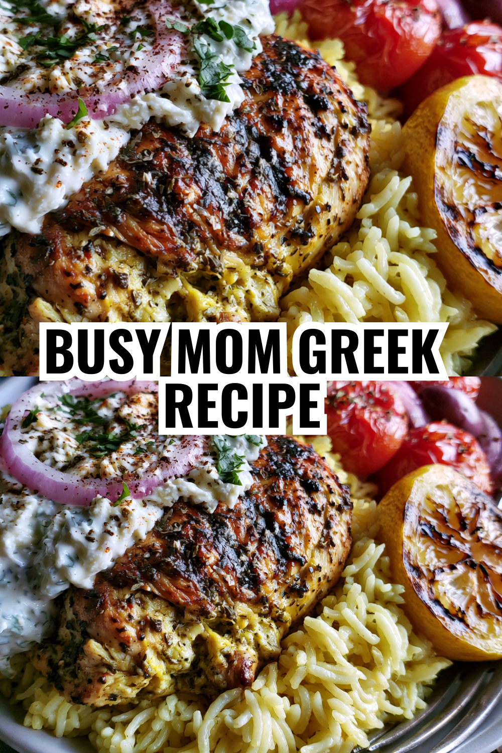 Busy Mom Greek Chicken Rice — Dump Everything in One Pot & Walk Away