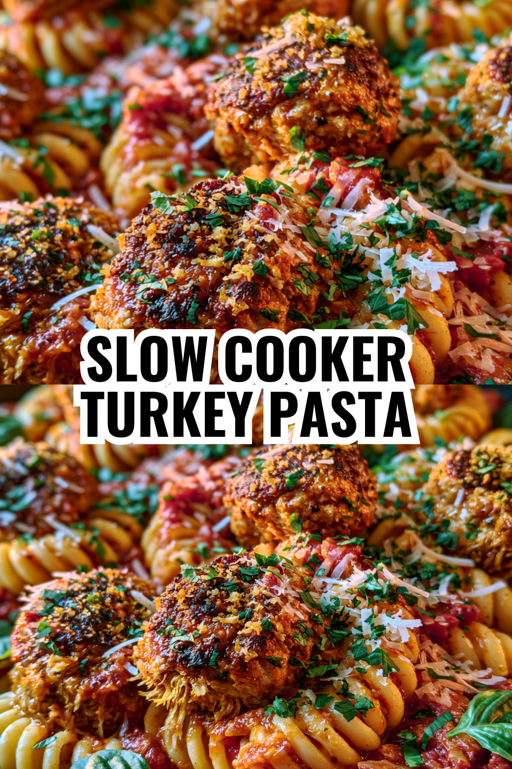 Slow Cooker Turkey Meatball Pasta (Set It and Forget It)
