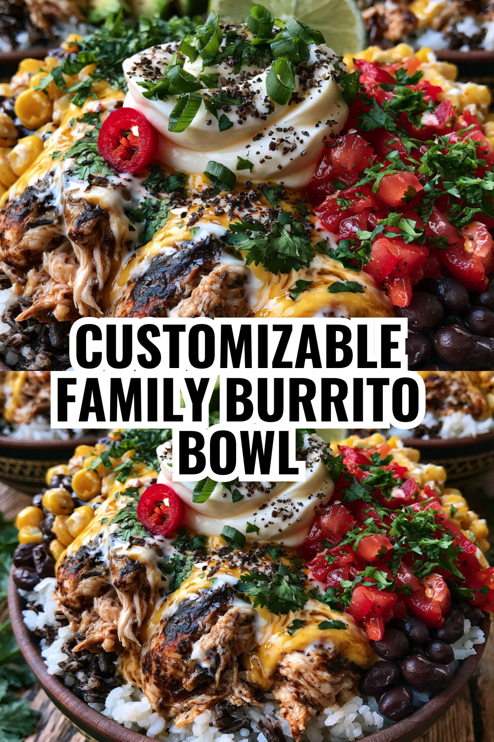 Customizable Family Burrito Bowl Bar (Let Kids Build Their Own Perfect Bowl)