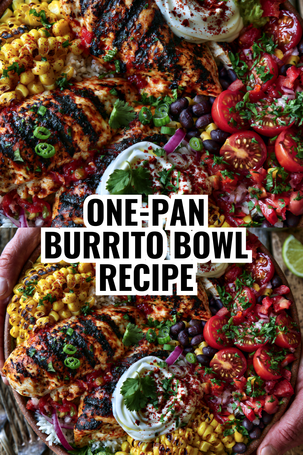 One-Pan Burrito Bowl with Seasoned Chicken — Ready in Under 25 Minutes