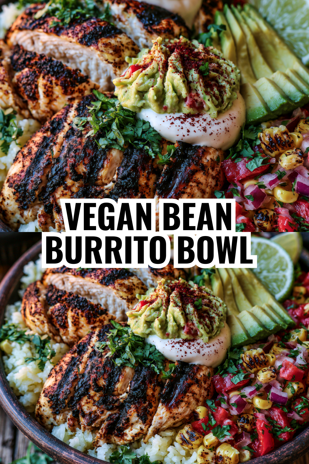 Vegan Bean Burrito Bowl (Protein-Packed Without Meat, Guests Won't Notice)