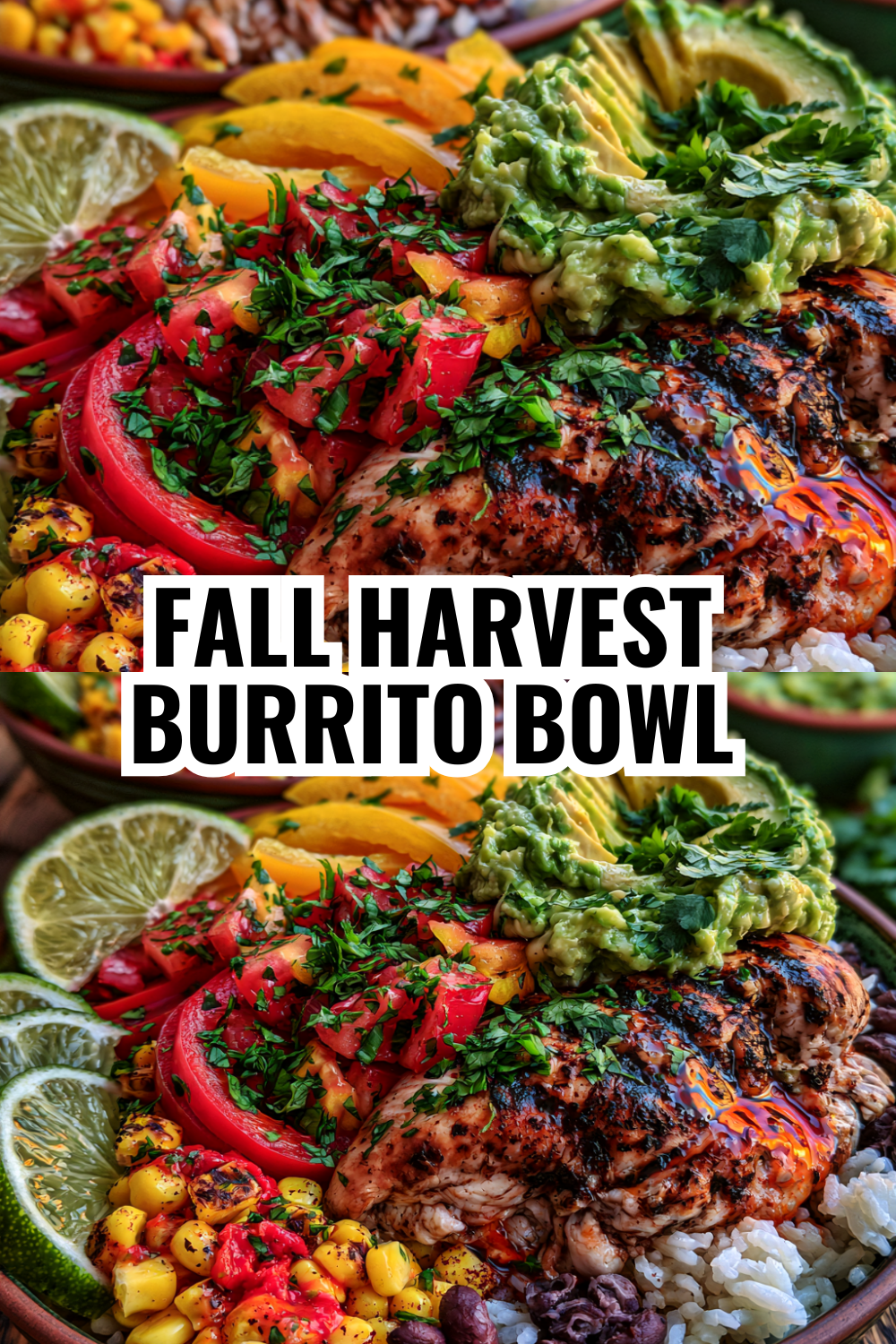Fall Harvest Burrito Bowl (Roasted Veggies, Warm Spices, Cozy Dinner Vibes)