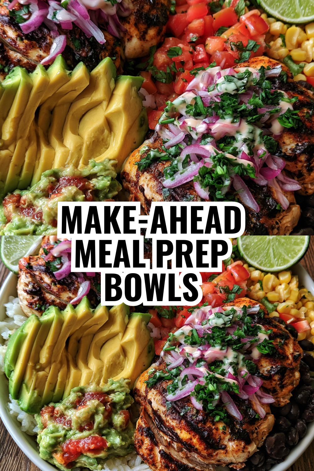Make-Ahead Burrito Bowl Meal Prep (5 Days of Lunches in One Hour)