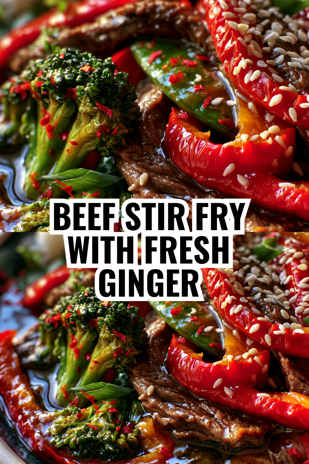 Beef Stir Fry with Fresh Ginger (Authentic Asian Flavor at Home!)