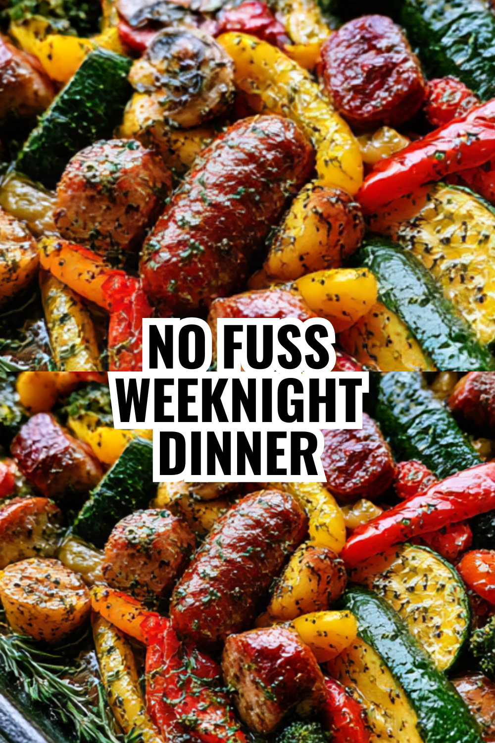 No Fuss Sheet Pan Dinner — Perfect for Homework Night