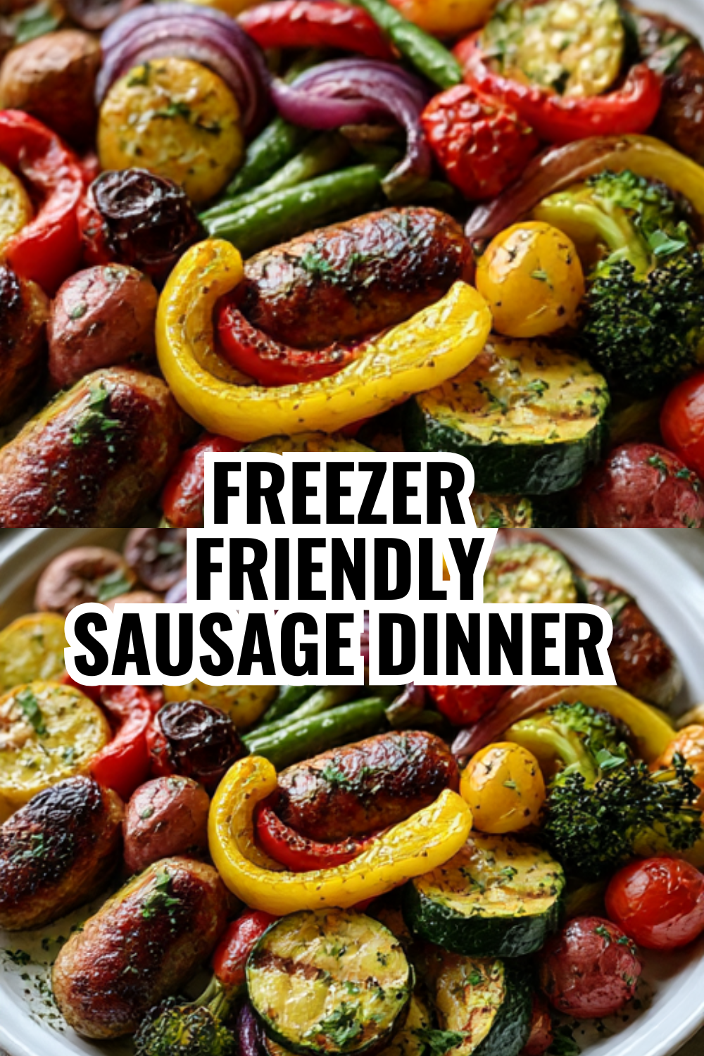 Freezer Friendly Sheet Pan Sausage for Emergency Dinners