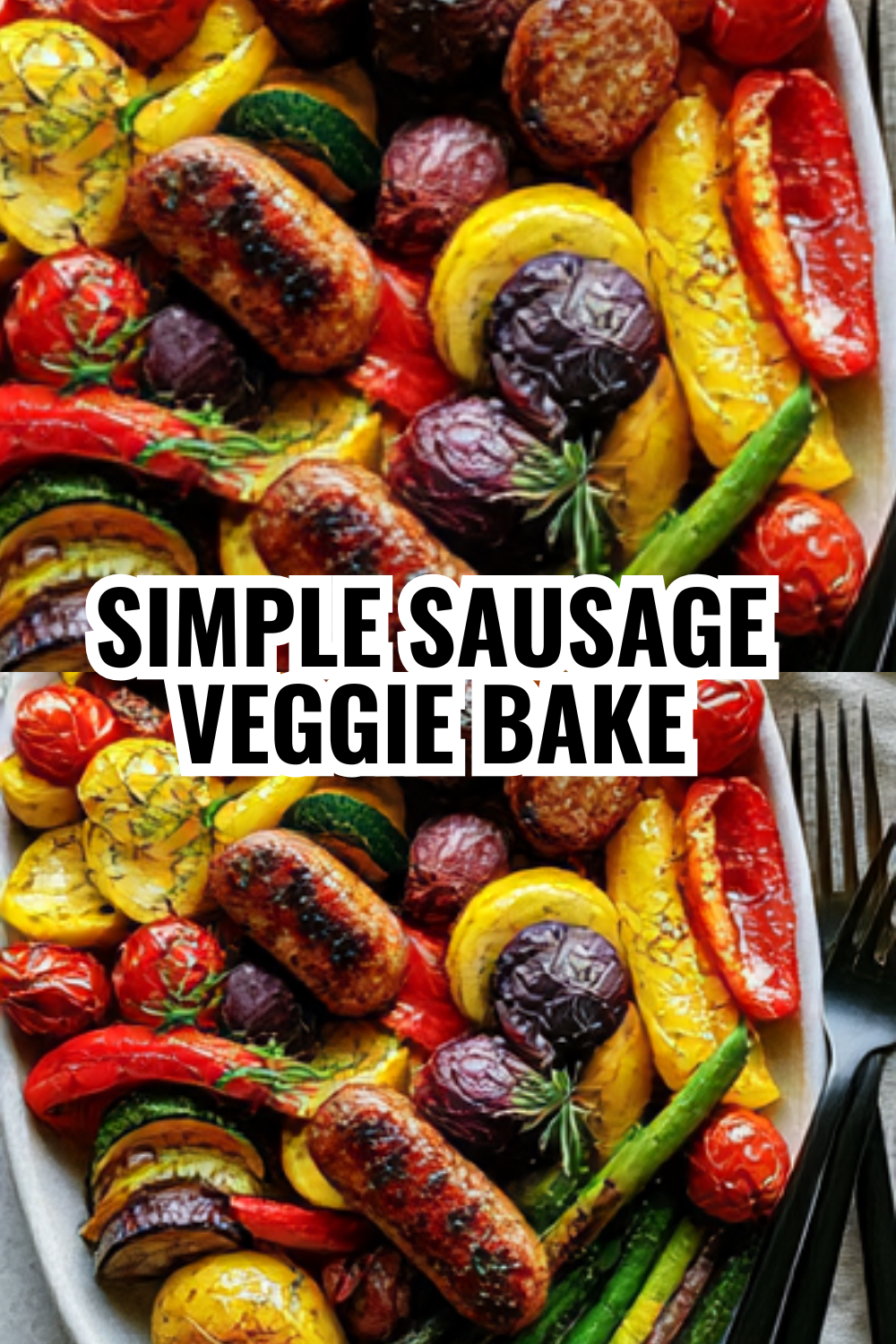 Simple Sausage and Veggie Sheet Pan for School Week Survival