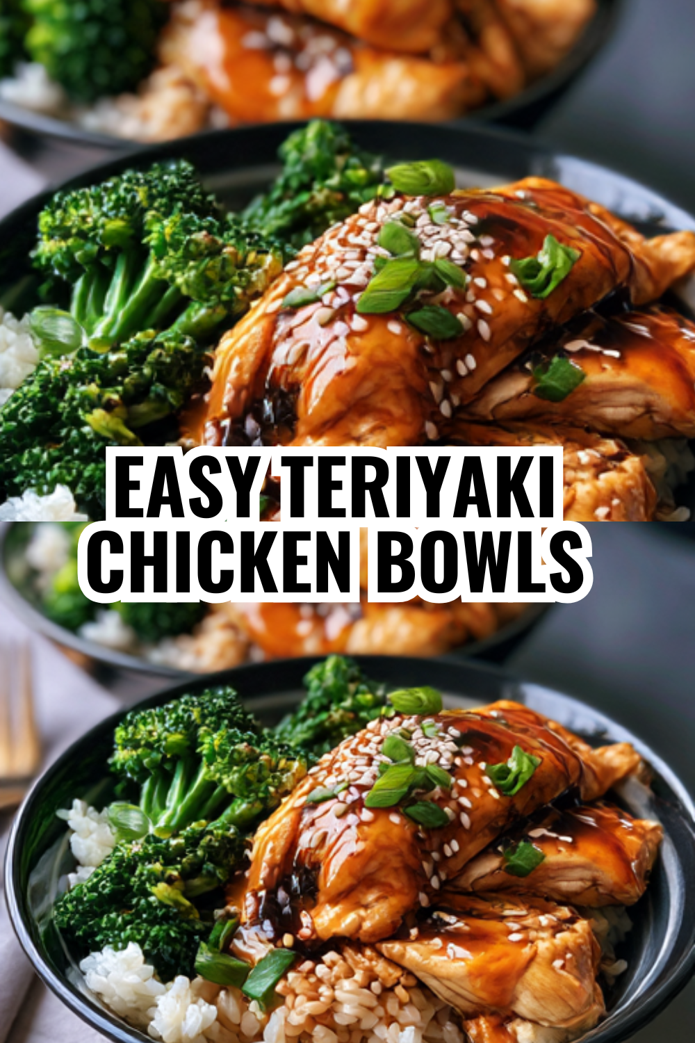 Easy Teriyaki Chicken Bowls — Perfect for Busy School Nights & Meal Prep