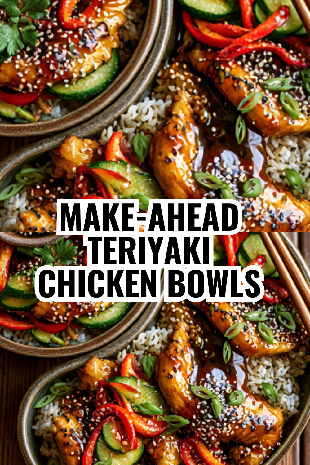 Make-Ahead Teriyaki Chicken Bowls for Back-to-School Lunch Prep