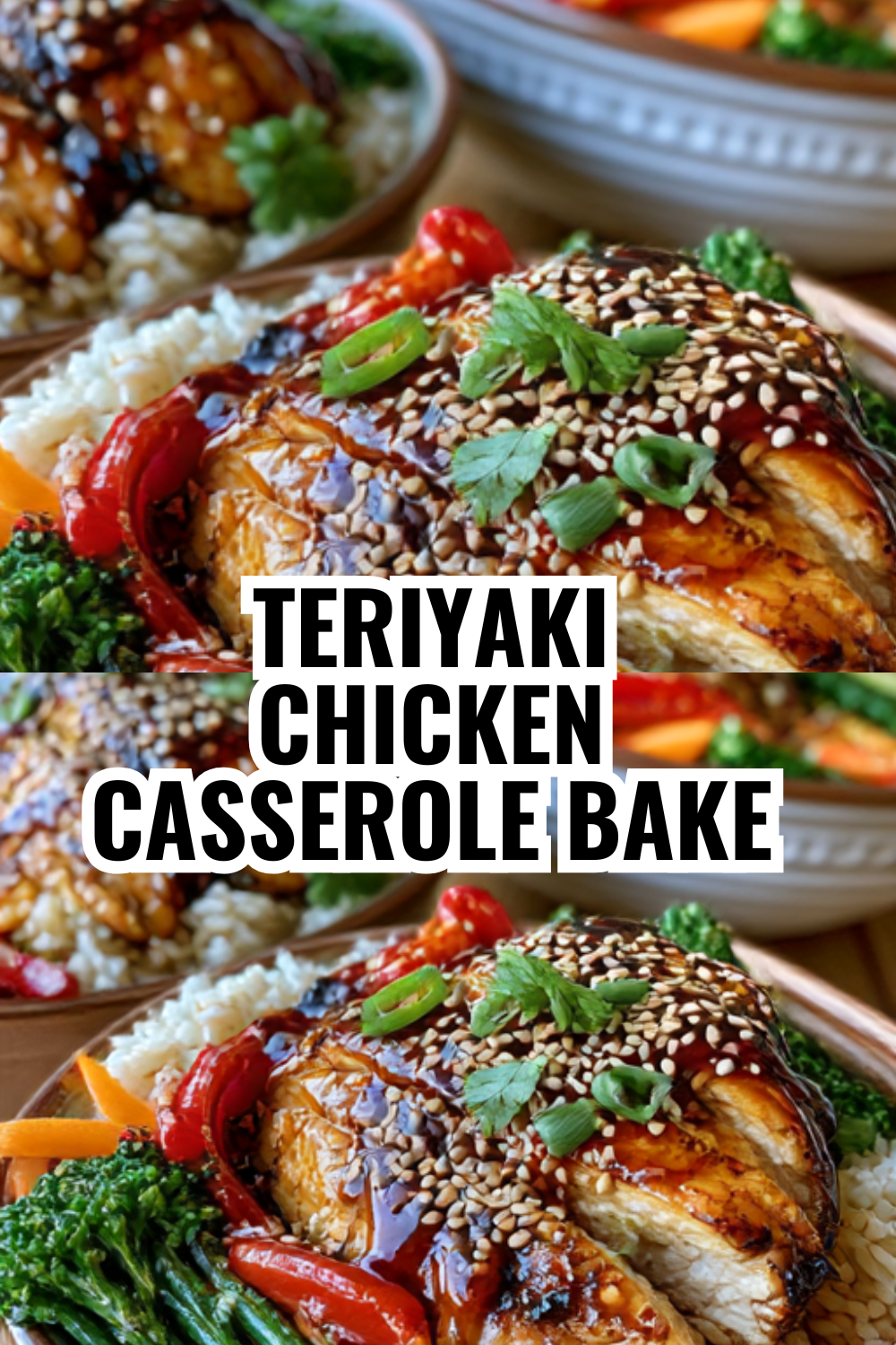 Teriyaki Chicken Casserole Bake for Easy Family Dinner