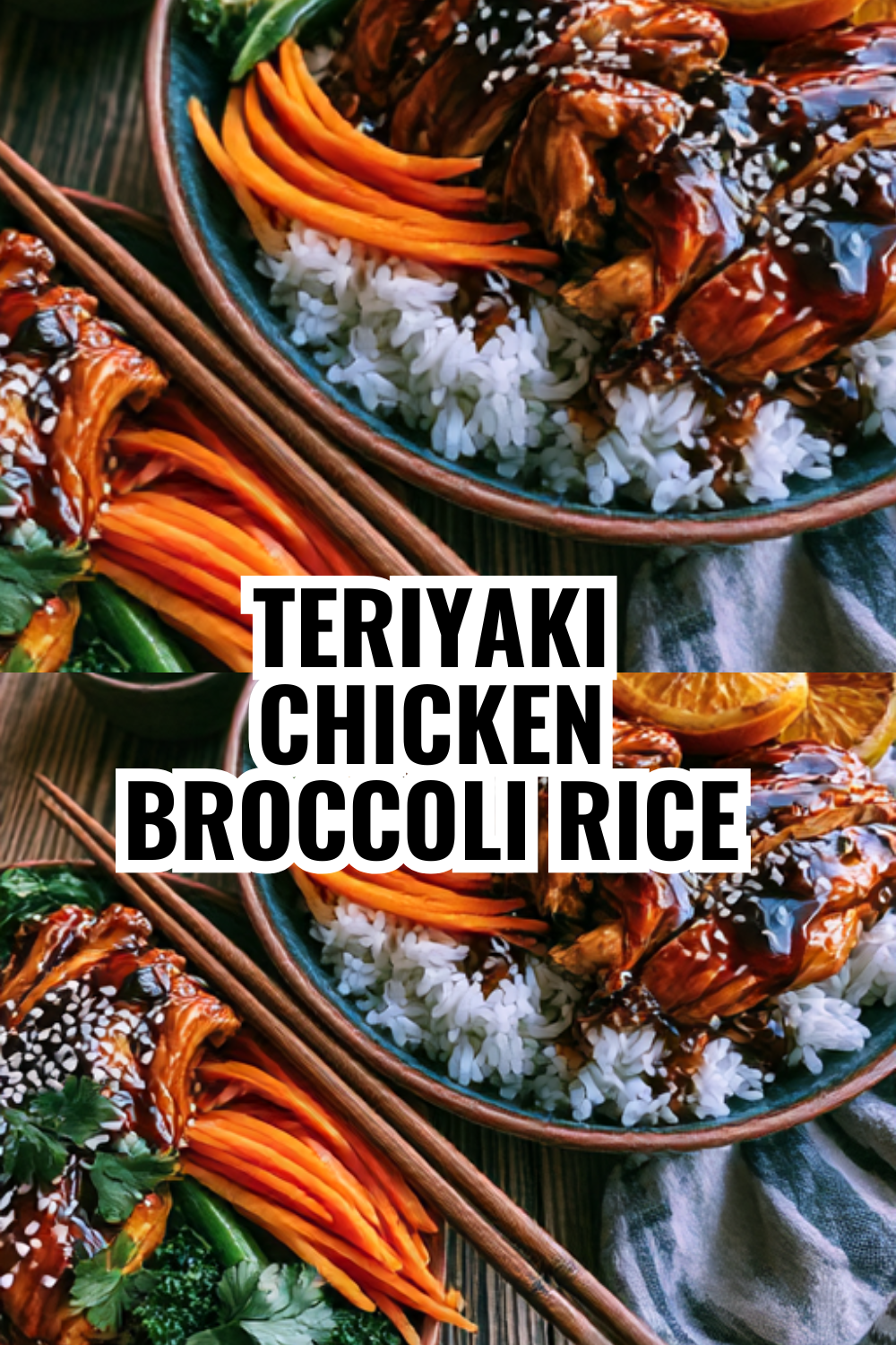 Teriyaki Chicken Broccoli Rice Bowl (Complete Meal in One!)